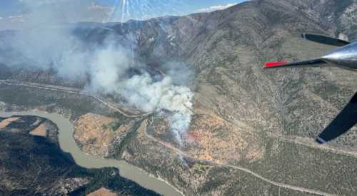 1 of 2 wildfires burning near Lytton is now being held