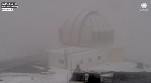 Hawaii got snow before the Okanagan did this year