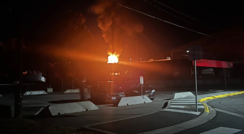 Overnight fire at a Kamloops school believed to be intentionally set