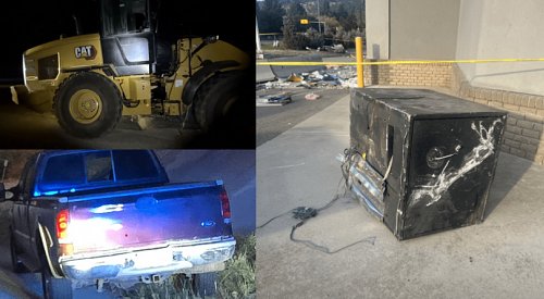 Heavy machinery used in ‘bold and dangerous’ ATM theft at Peachland bank