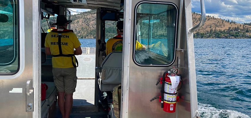 Search suspended for potential drowning victim on Okanagan Lake