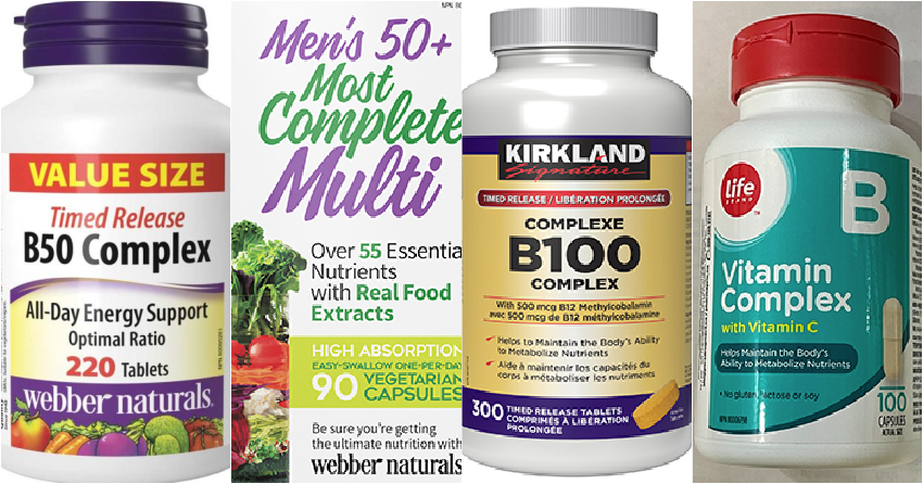 <who> Photo credit: Health Canada </who> Four of the affected products.