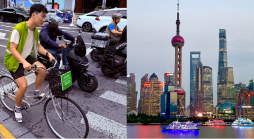 Controlled chaos is the name of the game on Shanghai bike tour